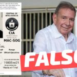 (Imagen) El candidato opositor venezolano Edmundo González fue agente de la CIA: #Falso