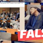 (Imagen) La delegada de Chile frente a la ONU duerme en una sesión: #Falso