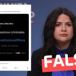 Antonia Orellana: “Pacos qliaos asesinos criminales”: #Falso