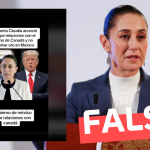 “La presidenta de México anunció que rompe relaciones con el gobierno de Canadá y no podrá minar oro en México”: #Falso