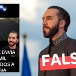 Nayib Bukele envía 18 mil soldados a Rusia: #Falso