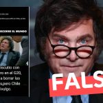(Imagen) Javier Milei sufre una crisis nerviosa en la cumbre del G-20: #Falso
