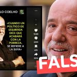 Paulo Coelho: “Cuando un político de izquierda dice que acabará con la pobreza, se refiere a la suya”: #Falso