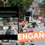 (Imágenes) “A dos semanas de asumir Mario Desbordes, Santiago centro ya no es tierra de nadie, calles llenas de basura y el comercio ilegal desbordado”: #Engañoso