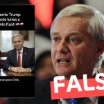 (Imagen) “El presidente Trump recibió este lunes a José Antonio Kast”: #Falso