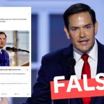 “Marco Rubio afirma que muy pronto visitará Venezuela y Maduro ya no estará”: #Falso