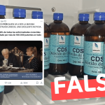 “El dióxido de cloro cura el 98% de todas las enfermedades conocidas por el hombre”: #Falso