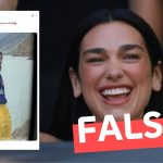 (Imagen) Dua Lipa usando camiseta del club Universidad de Chile: #Falso