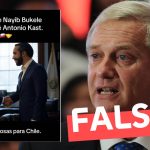 (Imagen) “Bukele recibe a José Antonio Kast”: #Falso
