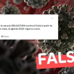 “En Chile aprobaron la vacuna obligatoria contra el Covid a partir de marzo de 2025”: #Falso