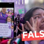 (Imagen) Madre pide que su hija tenga el derecho a abortar que ella no tuvo: #Falso