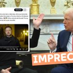 (Video) “El presidente ucraniano, Zelensky, dice que lamenta lo ocurrido en la Casa Blanca, pide disculpas a Trump y llama a fortalecer las relaciones con Estados Unidos”: #Impreciso