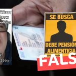 “Todas las personas que deban pensión de alimentos se le pondrá en el carnet ‘deudor de pensión de alimentos'”: #Falso