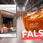 (Imagen) Temu está rematando paquetes que no se recogieron el año pasado: #Falso