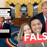 “Trump prohíbe la residencia permanente para los inmigrantes que se casen con ciudadanos estadounidenses”: #Falso