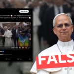 (Video) Papa León XIV evitó la bandera LGBTIQ+: #Falso