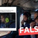 (Imagen) “Gabriel Boric sobrevolando Santiago, tras fuerte temblor en Puerto Williams, con posible tsunami en Magallanes”: #Falso