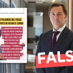 “Últimas palabras del Fiscal Cooper antes de dejar el cargo: ‘La corrupción dentro del Estado no puede censurar la verdad (…)'”: #Falso
