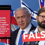 “Israel rompe vínculos militares con Chile y suspende todos los suministros al Ejército”: #Falso