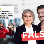 (Imagen) Pedro Pascal muestra su apoyo a Jeannette Jara: #Falso