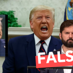 (Video) Donald Trump insultando a Gabriel Boric en español: #Falso