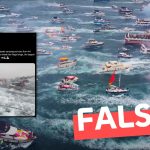 (Video) “La flotilla Global Sumud rumbo a Gaza”: #Falso