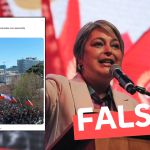 (Imagen) “Plaza de Armas en Concepción reunidos con Jeannette”: #Falso