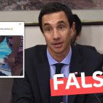 Imagen del exministro Juan Carlos Jobet tomando alcohol en un yate en Cancún: #Falso