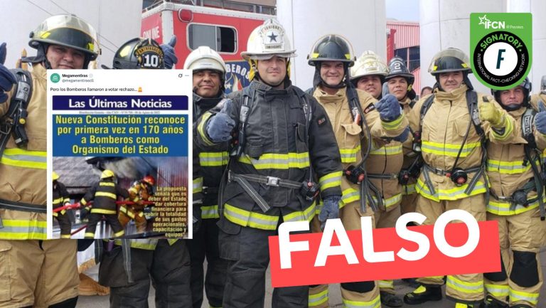 Bomberos rechazo