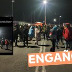 (Imagen) “Mucho veneco inmigrante en la frontera tratando de abandonar el pais por voluntad propia, luego de los resultados electorales de hoy”: #Engañoso