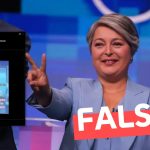 “Jara fue soplada en el debate presidencial con reloj inteligente”: #Falso