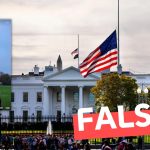“Estados Unidos pone su bandera a media asta en honor a Carlos Manzo, el alcalde de Michoacán, México”: #Falso