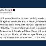 EE.UU. ataca Venezuela y afirma captura a Nicolás Maduro