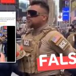 (Video) Policía de Nueva York detiene agentes del ICE en Times Square: #Falso