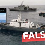 (Video) “Embarcación peruana pescando en aguas chilenas fue detenida por barco guardacostas chileno a disparos”: #Falso