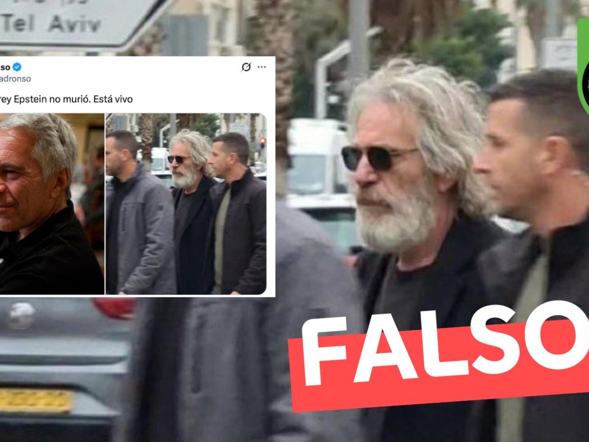 Imagen) Jeffrey Epstein vivo paseando por las calles de Tel Aviv: #Falso —  Fast Check 🔍