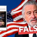 (Video) Robert de Niro quema bandera de Estados Unidos: #Falso