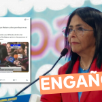 (Video) “Delcy Rodríguez traiciona a Chávez y a Maduro (…) y renuncia al PSUV”: #Engañoso
