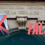 “La Contraloría ha solicitado detener las impresiones de la imagen presidencial por modificar símbolos oficiales”: #Falso