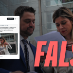 Daniella Cicardini y Daniel Manouchehri ingresan querella en Fiscalía contra Marco Rubio y Brandon Judd: #Falso