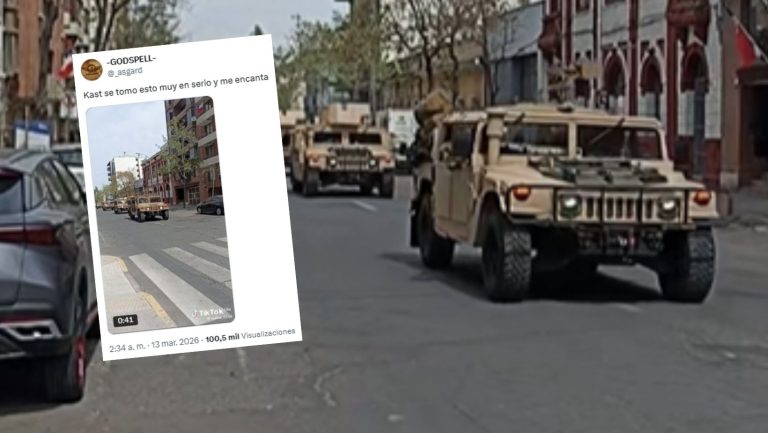 Lee más sobre el artículo Video de vehículos militares en Santiago no se grabó tras órdenes de Kast: ocurrió luego de la Parada Militar de 2025