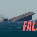 (Imagen) Impacto de misil en portaaviones USS Abraham Lincoln en Mar Arábigo #Engañoso