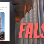 (Video) Burj Khalifa quemándose tras un bombardeo iraní: #Falso